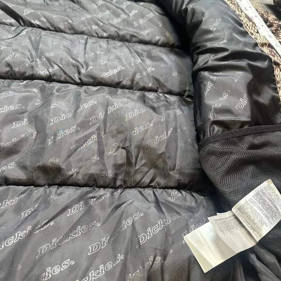Dickies Urban Outfitters Snakeskin Camden Puffer in Brown Women's Large - Picture 8 of 8